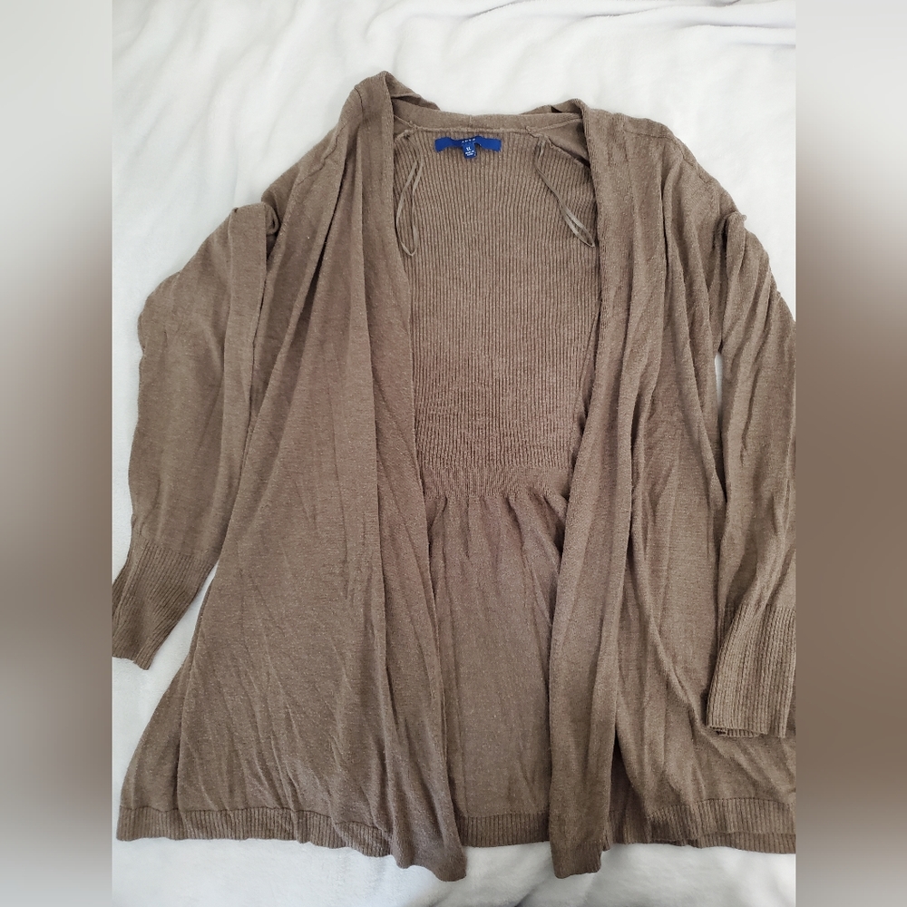 Brown cardigan